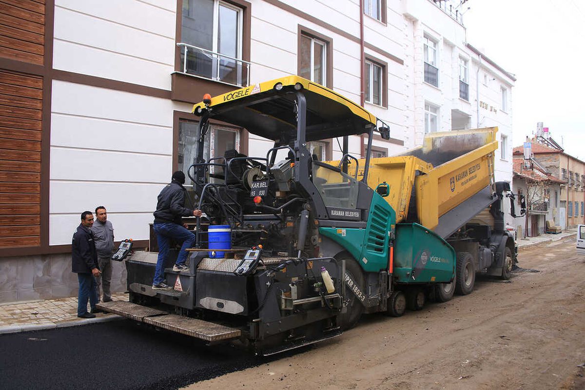 Asfalt Çalışmaları Kırbağı Mahallesi\'nde