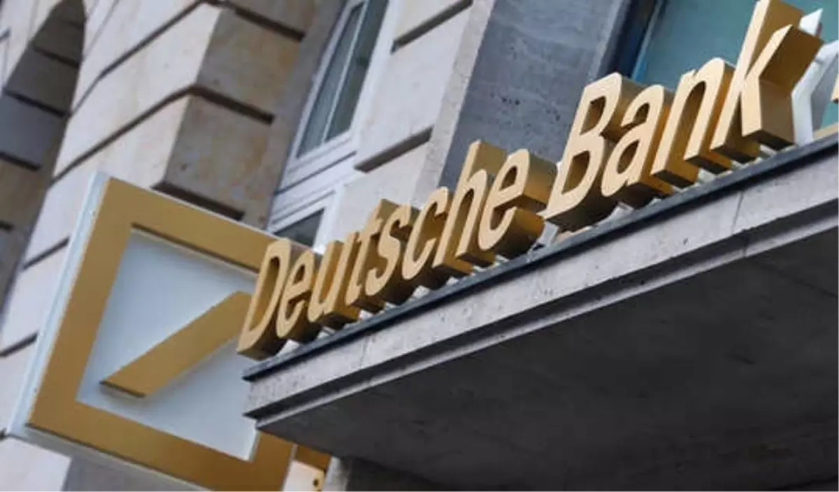 Deutsche Bank\'ta kara para araması