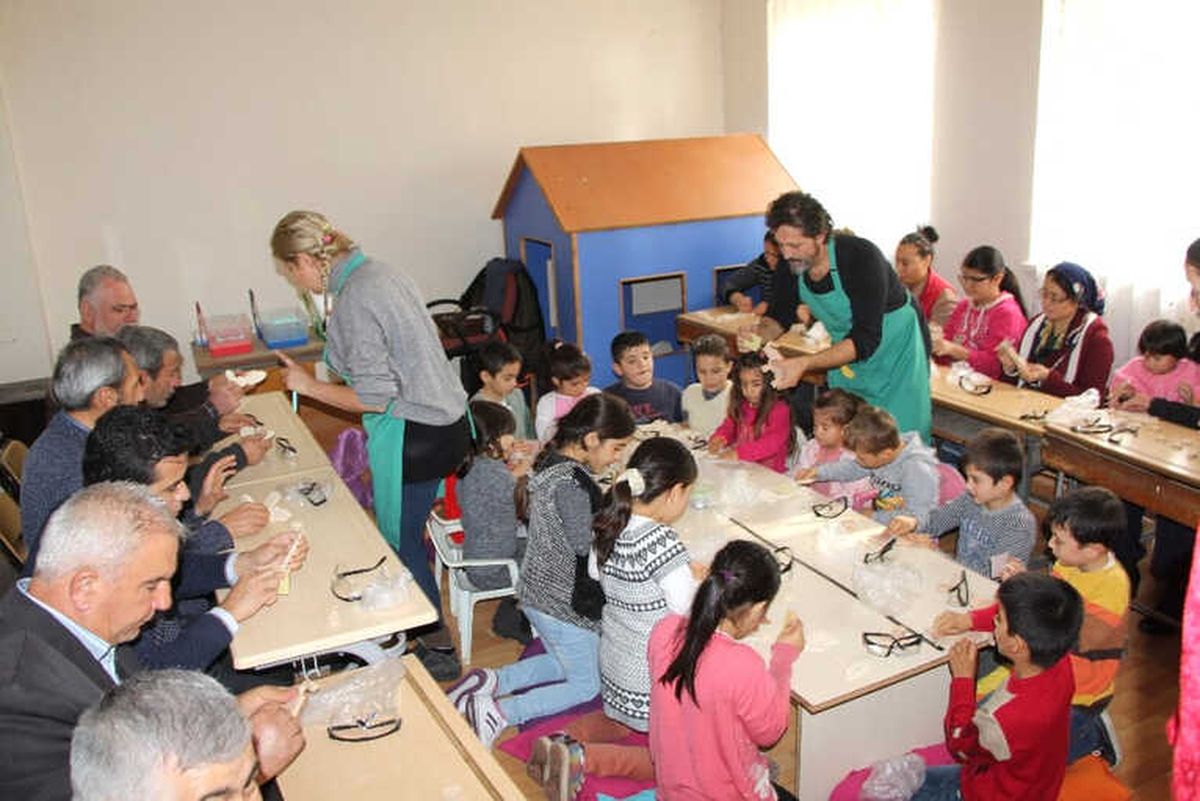 Germencikli Çocuklar Oyun Atölyesinde Doyasıya Eğlendi
