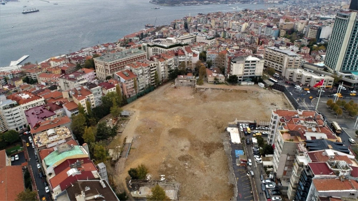 Yıkım Sonrası Atatürk Kültür Merkezi Alanı Havadan Görüntülendi
