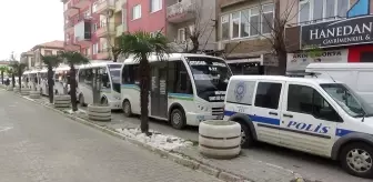 Edremit'te Minibüsçüler Kontak Kontak Kapattı