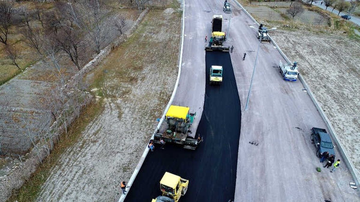 İncesu\'da Çevre Yol Asfalt Çalışması Başladı