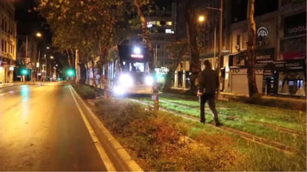 İzmir Tramvayında Yangın Tatbikatı