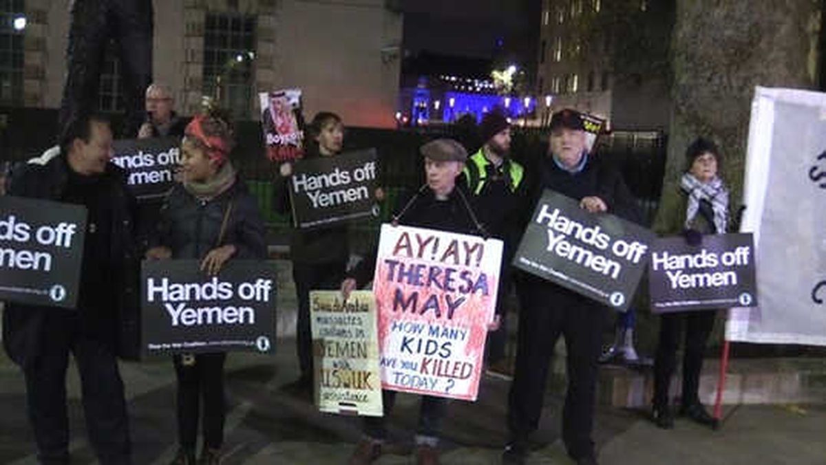 Londra\'da Suudi Arabistan protestosu