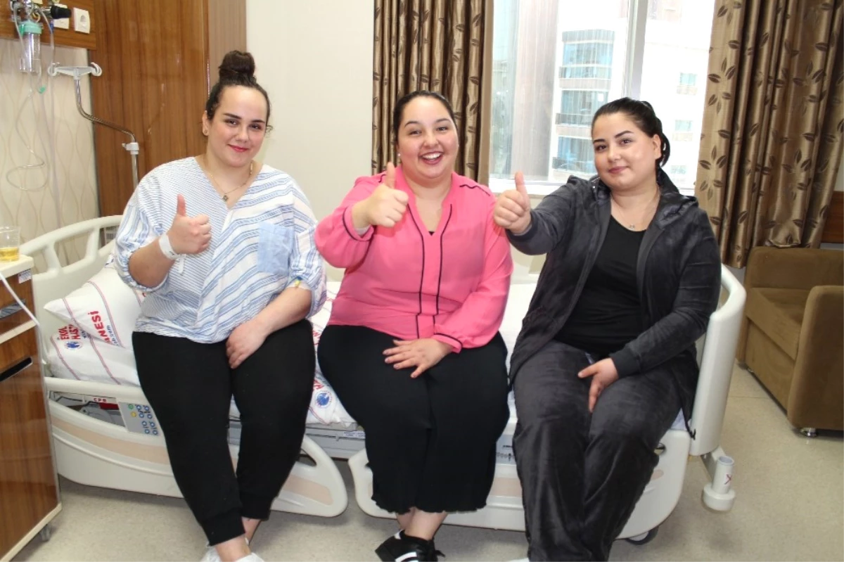 Obez Üç Kız Kardeş Almanya\'dan Gelip Ameliyat Oldu