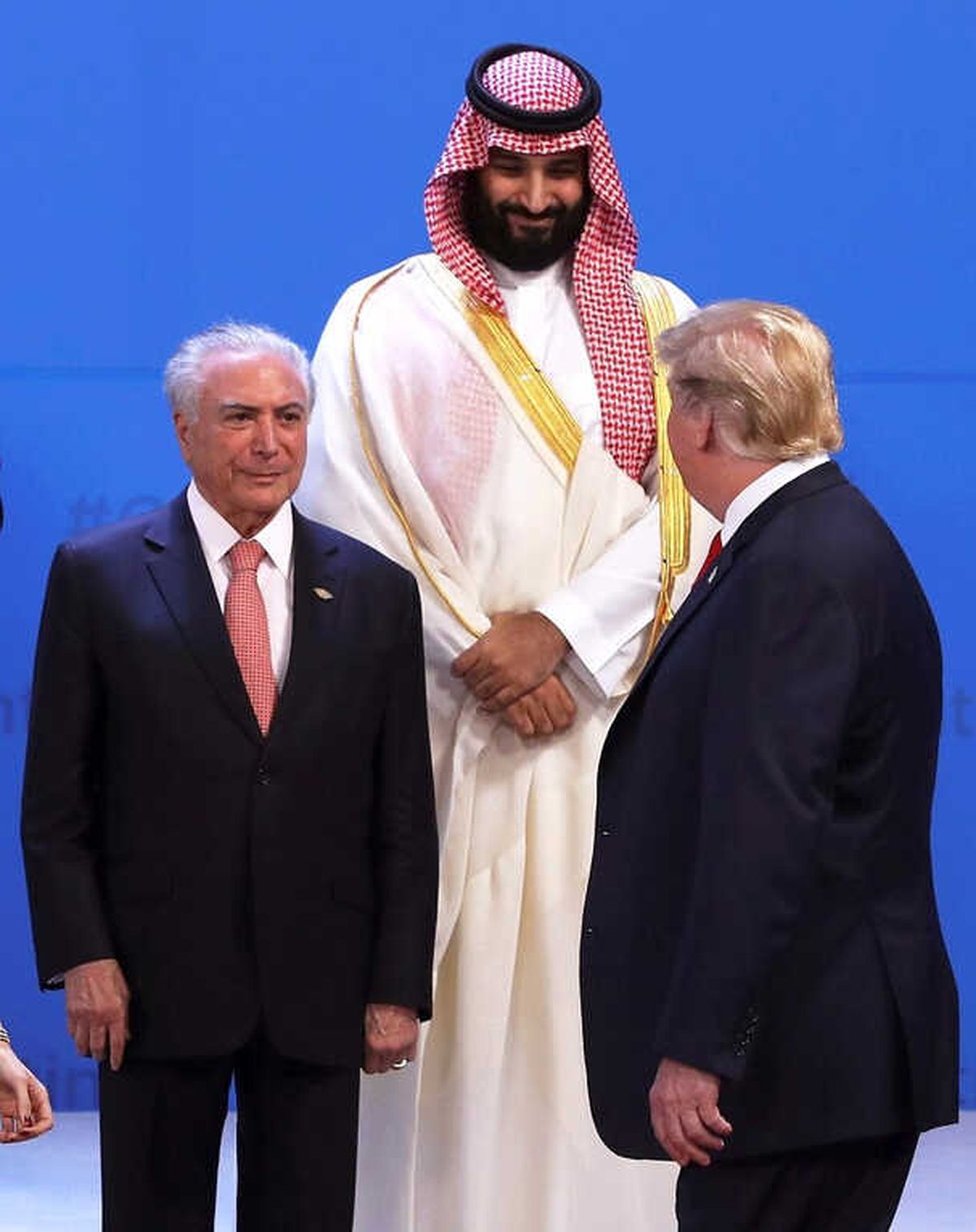 Trump ve Veliaht Prens Selman Görüştü