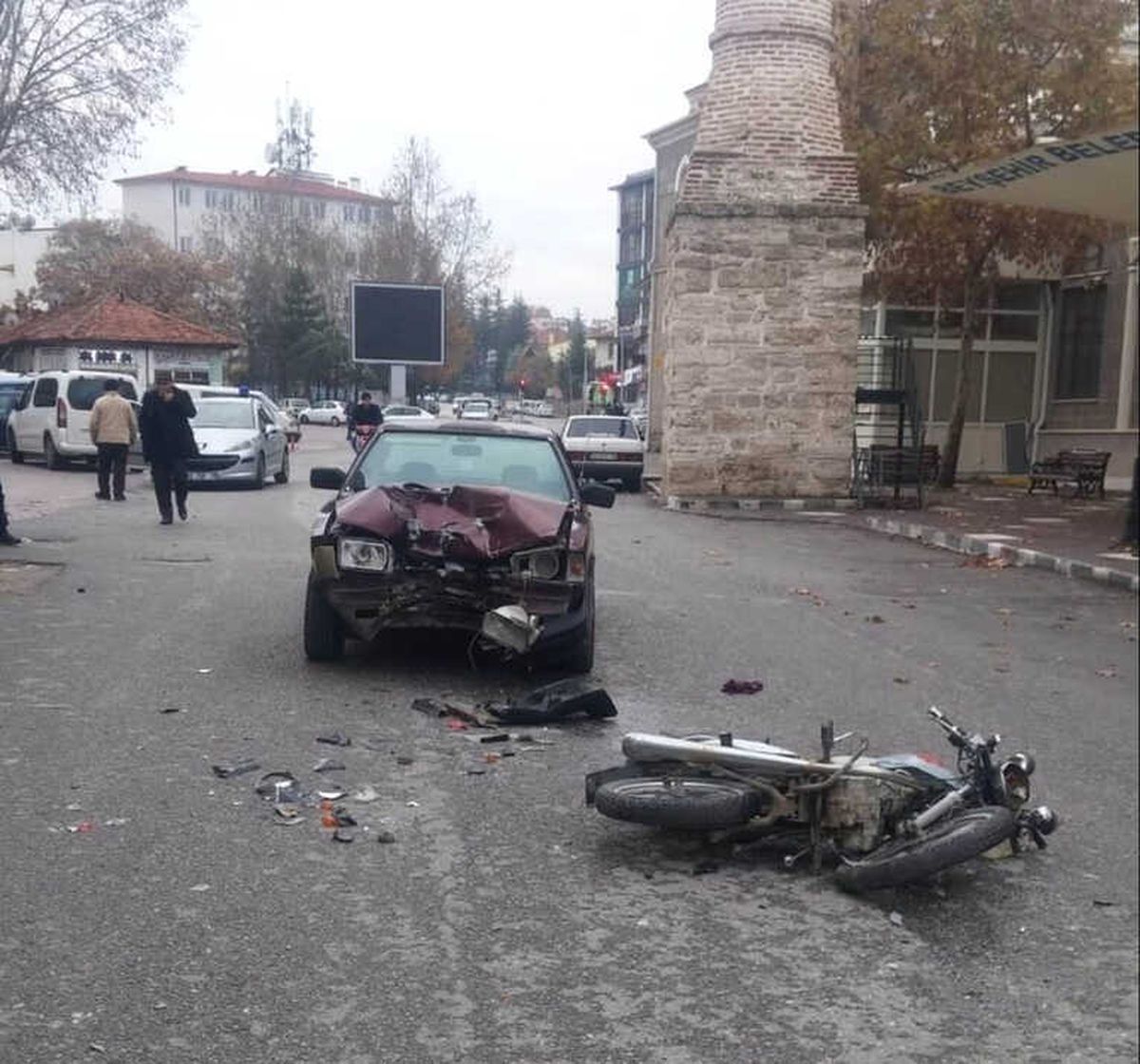 Beyşehir\'de Trafik Kazası: 1 Yaralı