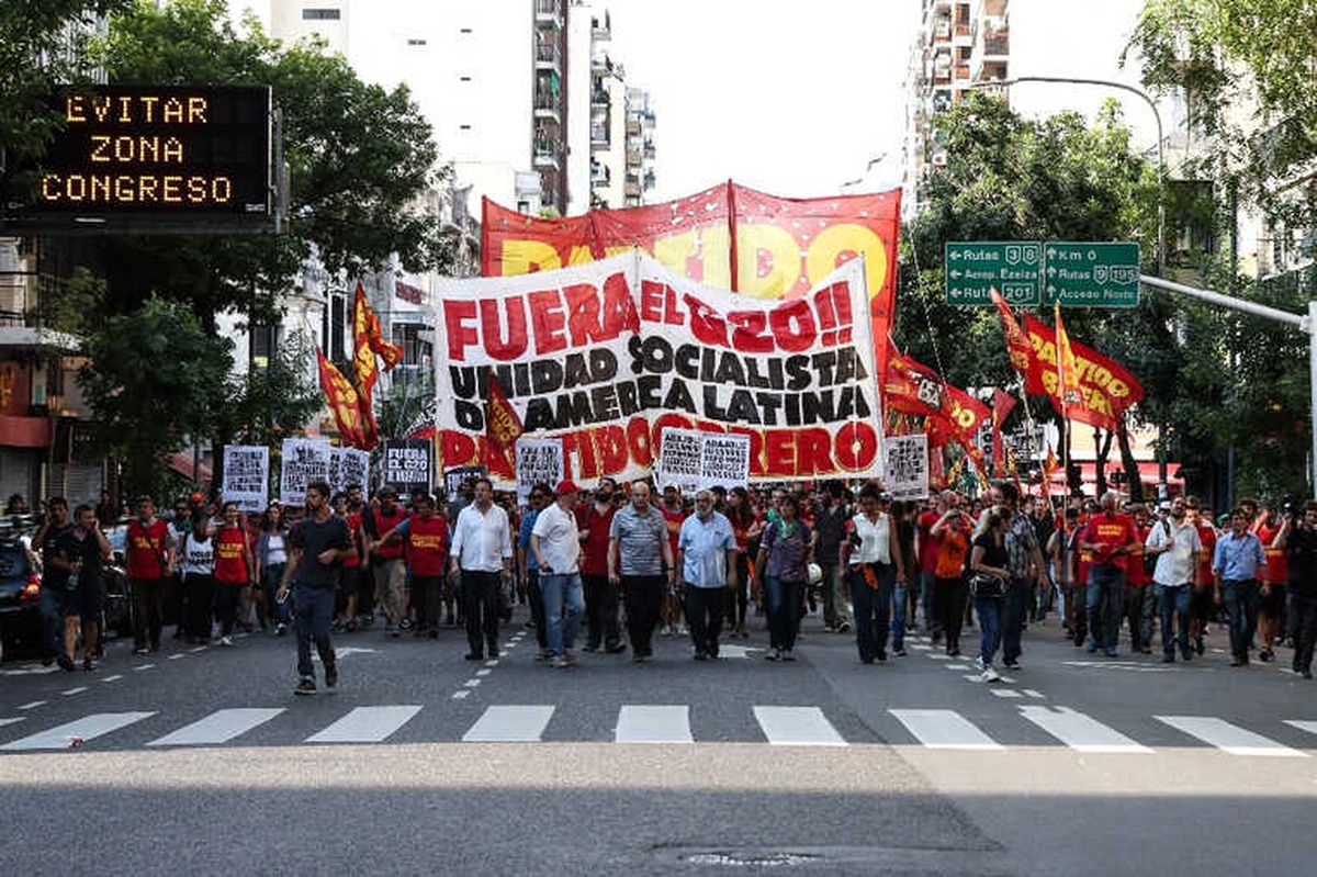 Buenos Aires\'te G20 Protestoları