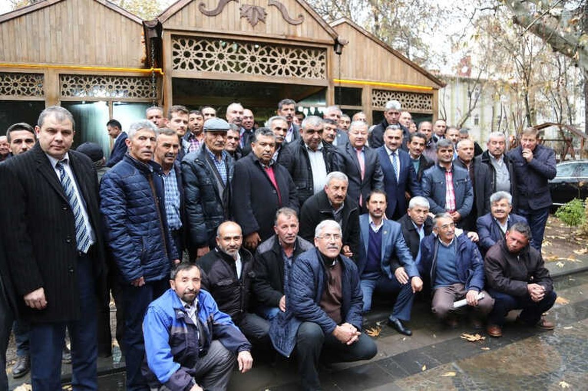 Develi\'de Muhtarlarla Kasım Ayı Toplantısı Yapıldı