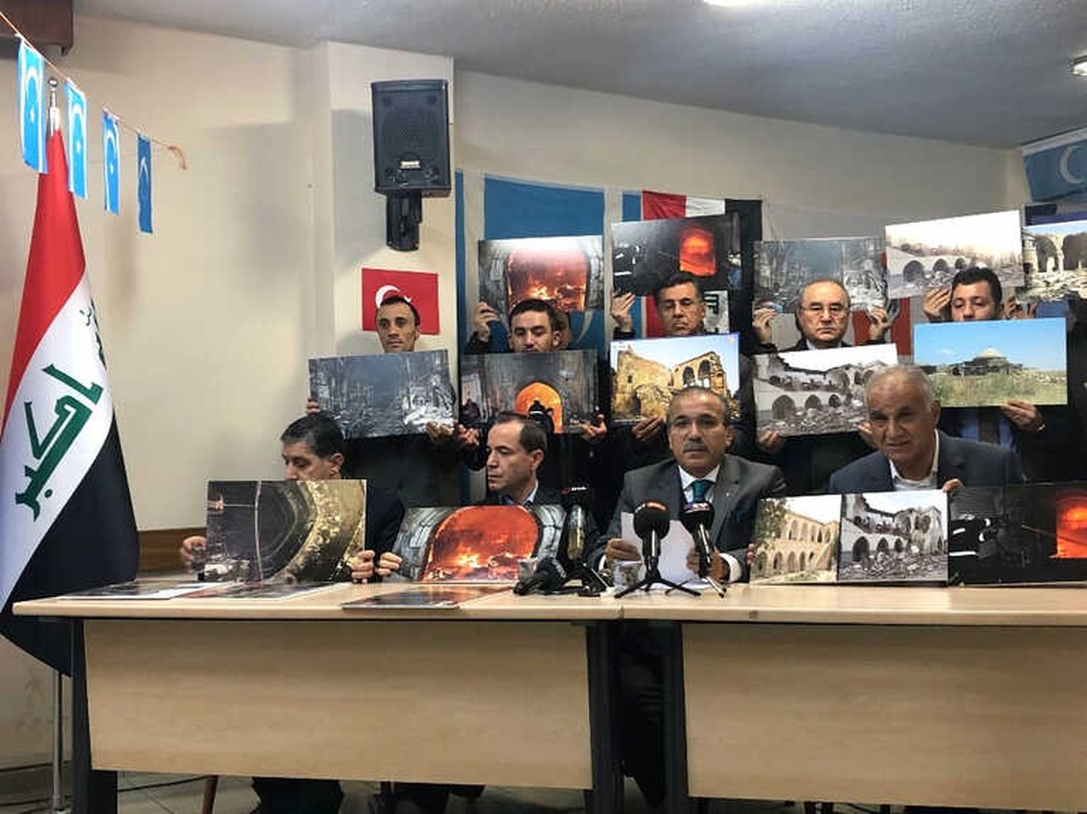 Irak Türkmenlerinden Kayseri Kapalı Çarşısı\'nın Yakılmasına Tepki