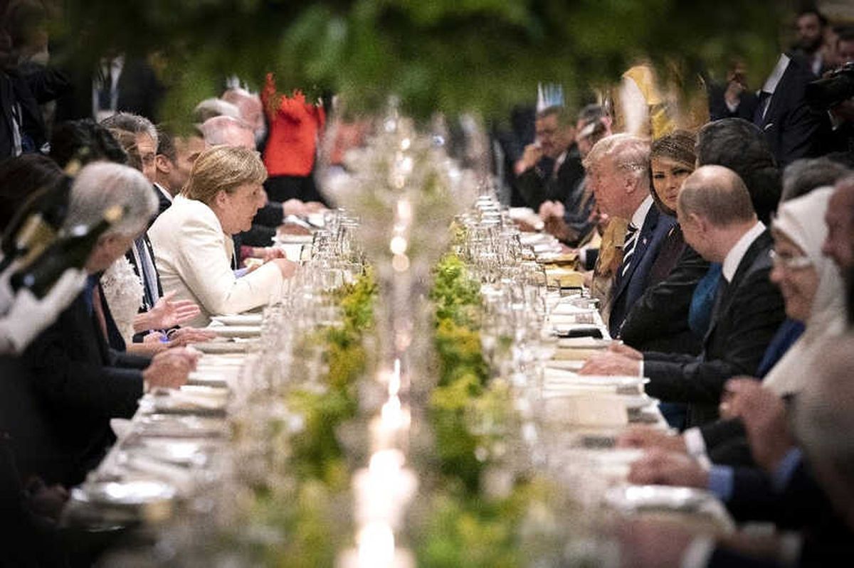 Trump, Merkel ile Görüştü