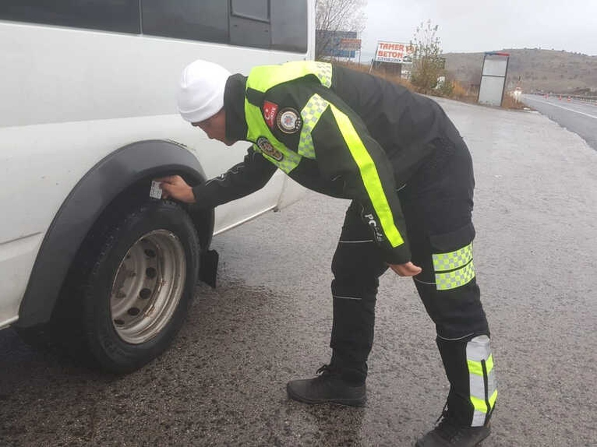 Yozgat\'ta Kış Lastiği Denetimleri Başladı