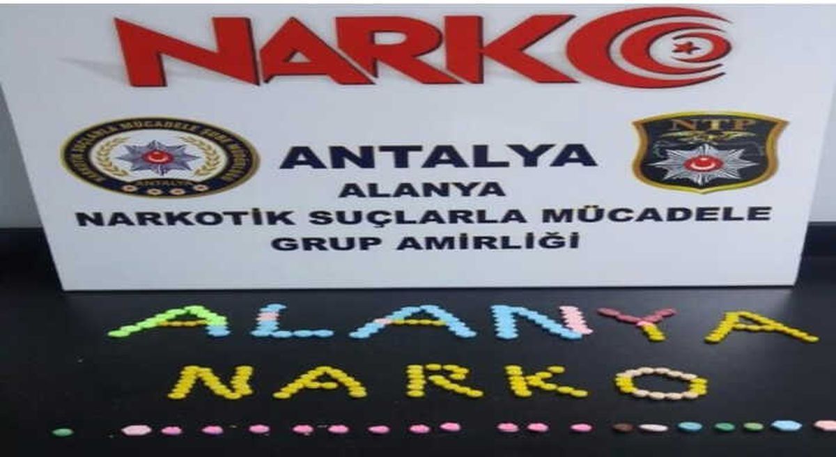 Alanya\'da 202 Adet Uyuşturucu Hap Ele Geçirildi