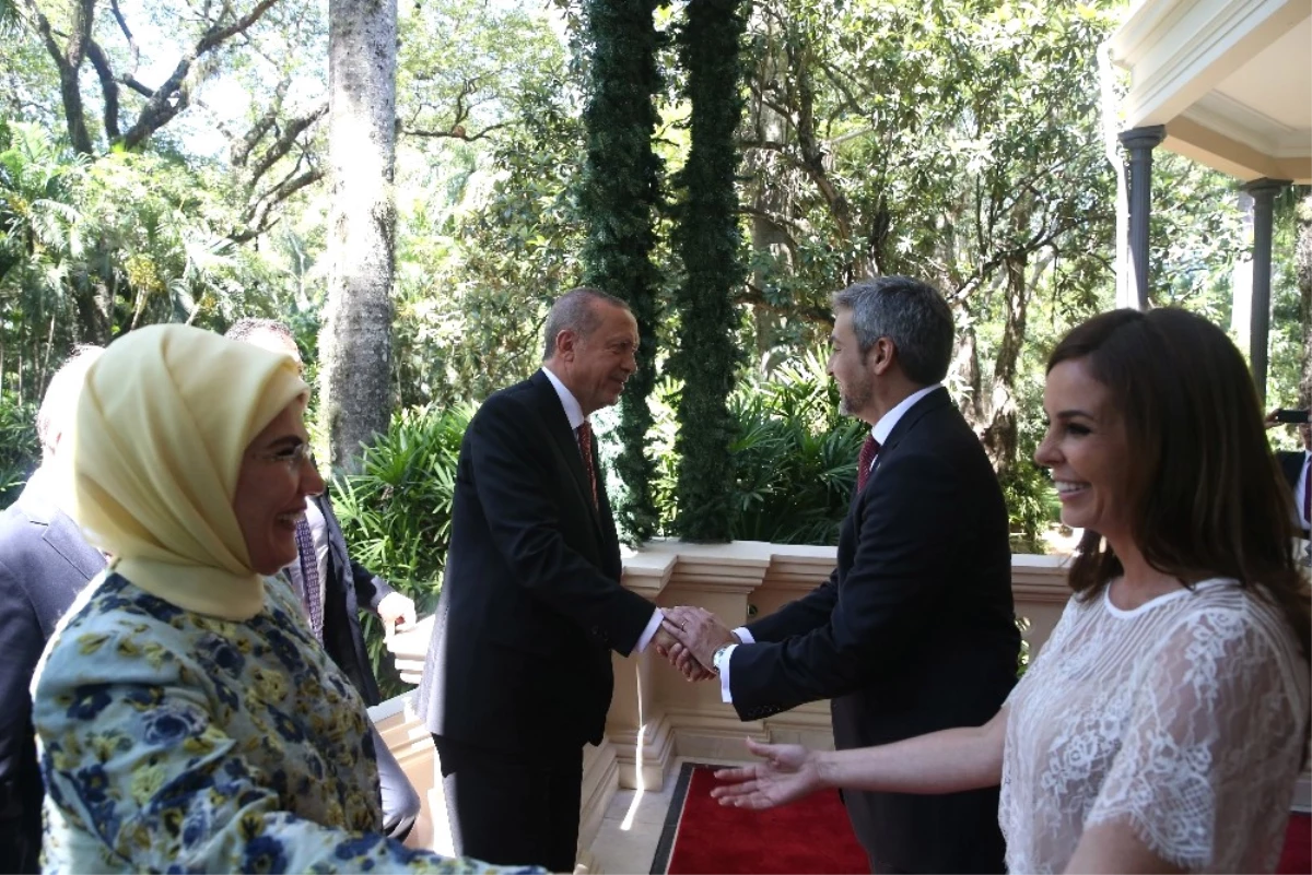 Cumhurbaşkanı Erdoğan, Paraguay Devlet Başkanıyla Yemek Yedi