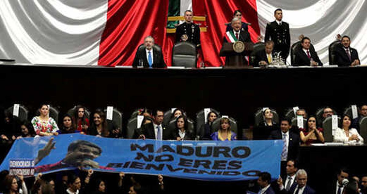 Meksika\'nın Yeni Devlet Başkanı Obrador\'un Yemin Töreninde Maduro Tepkisi: Diktatör