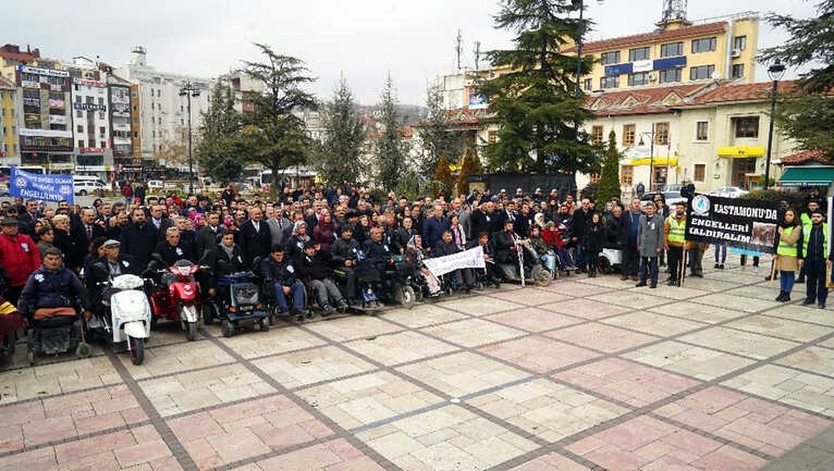 3 Aralık Dünya Engelliler Günü, Kastamonu\'da Kutlandı