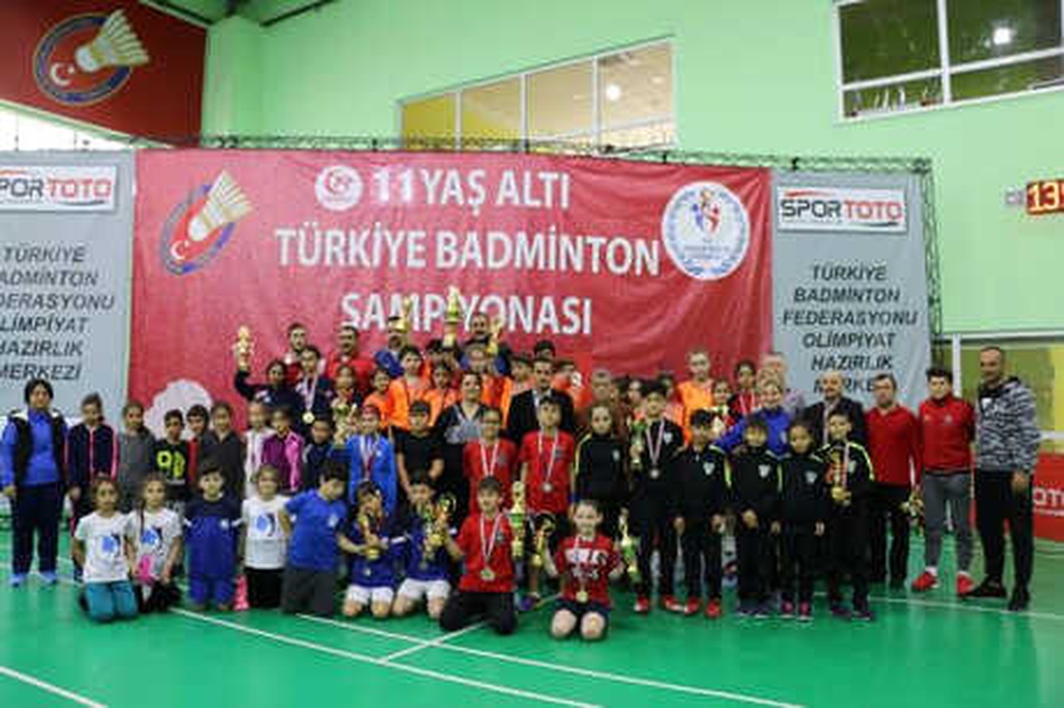Badmintonda 11 Yaş Altı Türkiye Şampiyonası Sona Erdi