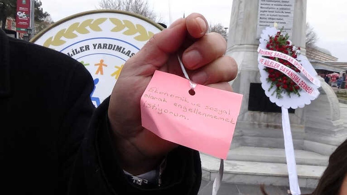 Engelliler, Dileklerini Havaya Bıraktı