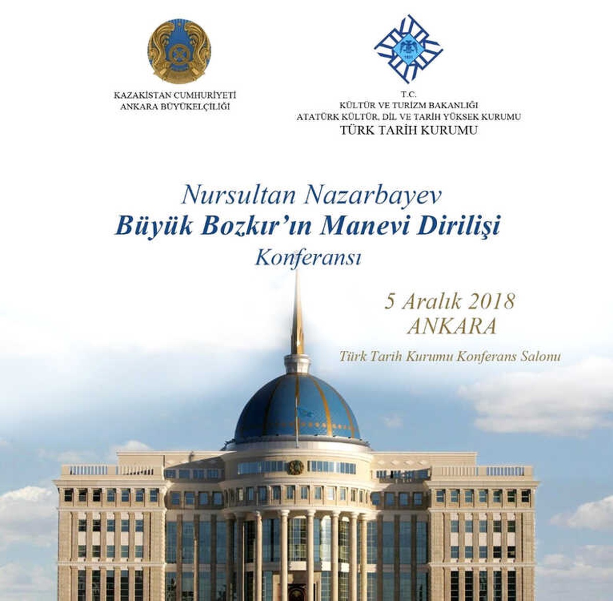 Türk Tarih Kurumu\'nda, Kazakistan Konferansı