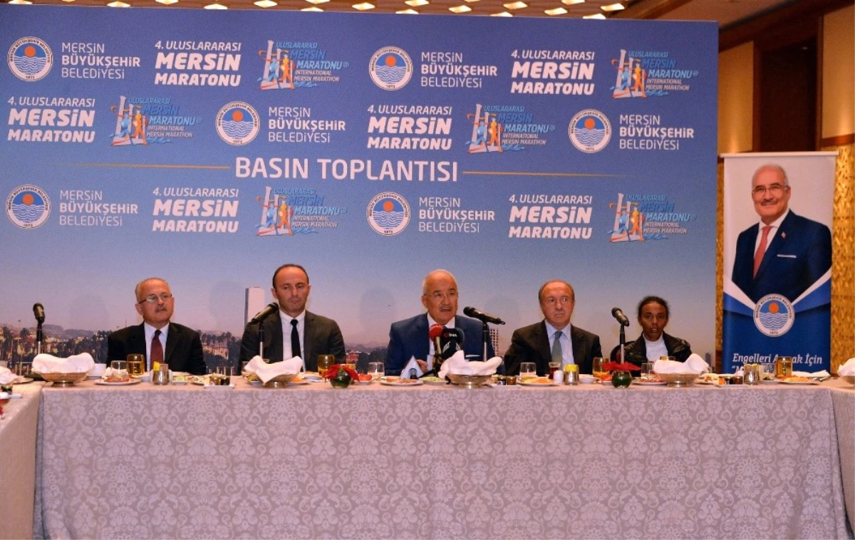 4. Uluslararası Mersin Maratonu Basın Toplantısı Yapıldı