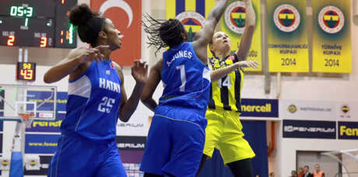 FIBA Kadınlar Avrupa Liginde Fenerbahçe, Hatay Büyükşehir Belediyespor\'u 87-74 Mağlup Etti