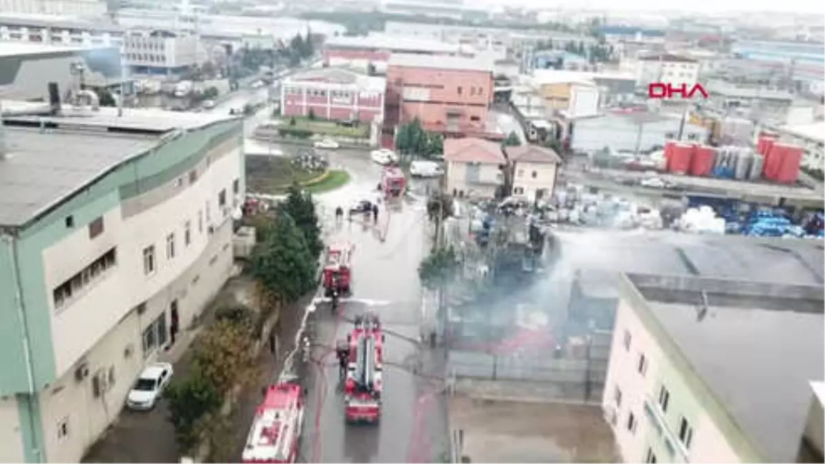 İstanbul- Tuzla\'da Fabrikada Yangın