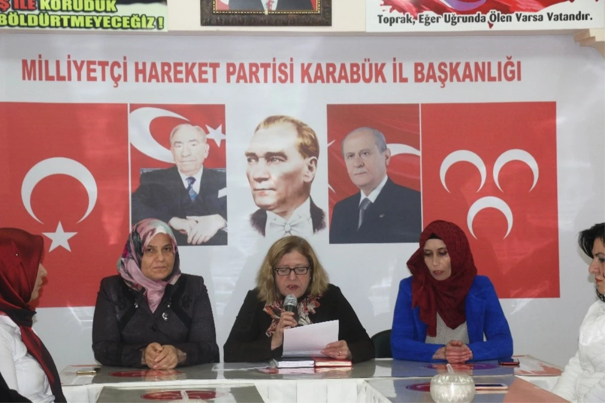 MHP Kadın Kolları İl Başkanlığı\'ndan "Kadın Hakları Günü" Açıklaması