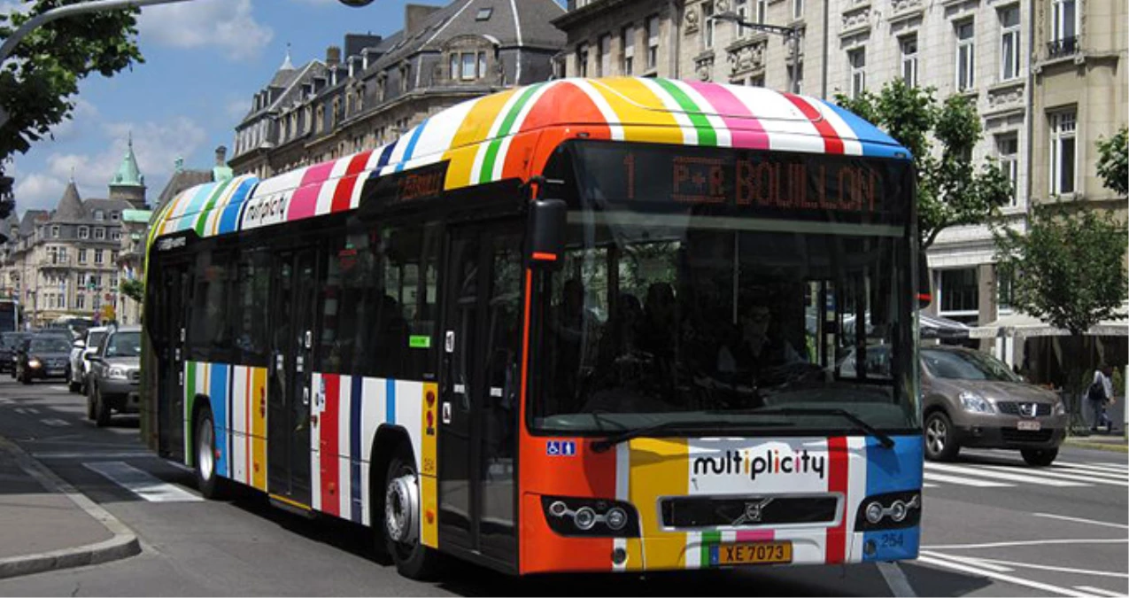 Lüksemburg\'da Toplu Taşıma Araçları Ücretsiz Olacak