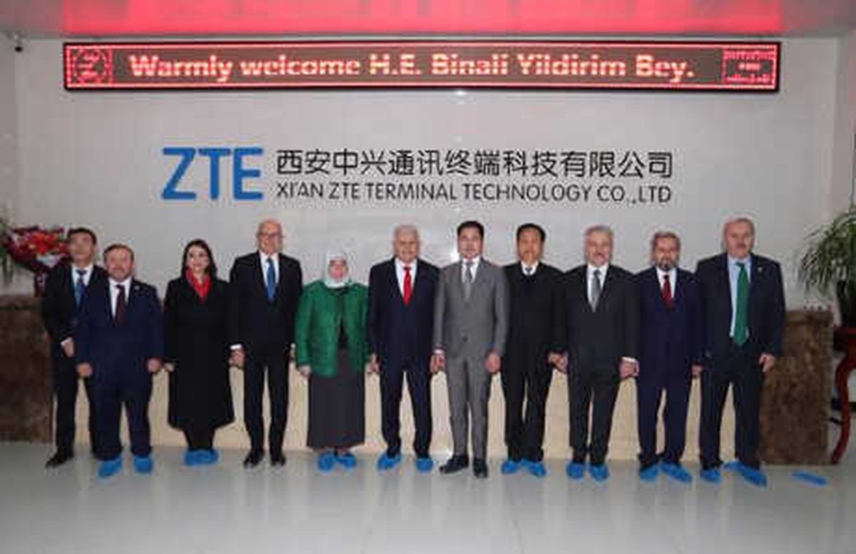 TBMM Başkanı Yıldırım Çin\'de Teknoloji Firması Zte\'yi Ziyaret Etti