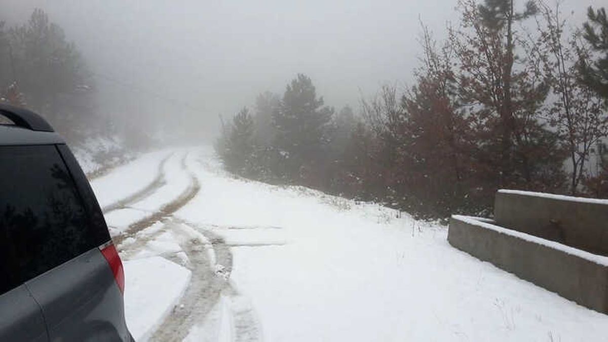 Akdağ\'da Kar Kalınlığı 10 Santimetreye Ulaştı