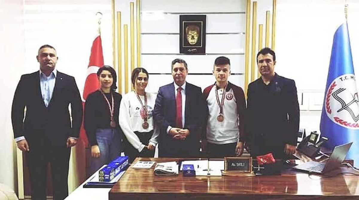 Ali Tatlı Başarılı Sporcuları Ağırladı