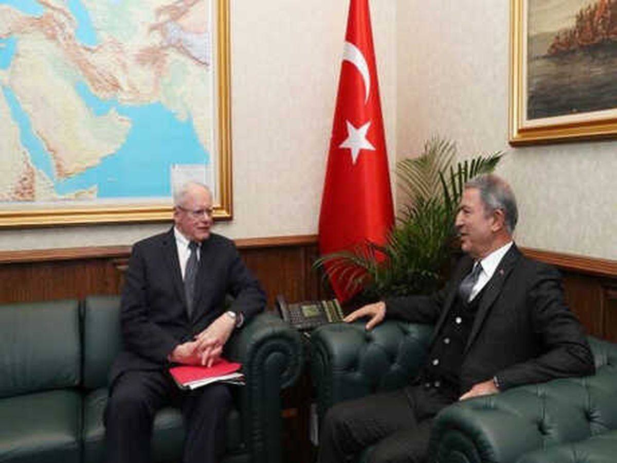 Bakan Akar, ABD\'nin Suriye Özel Temsilcisi Jeffrey ile Görüştü