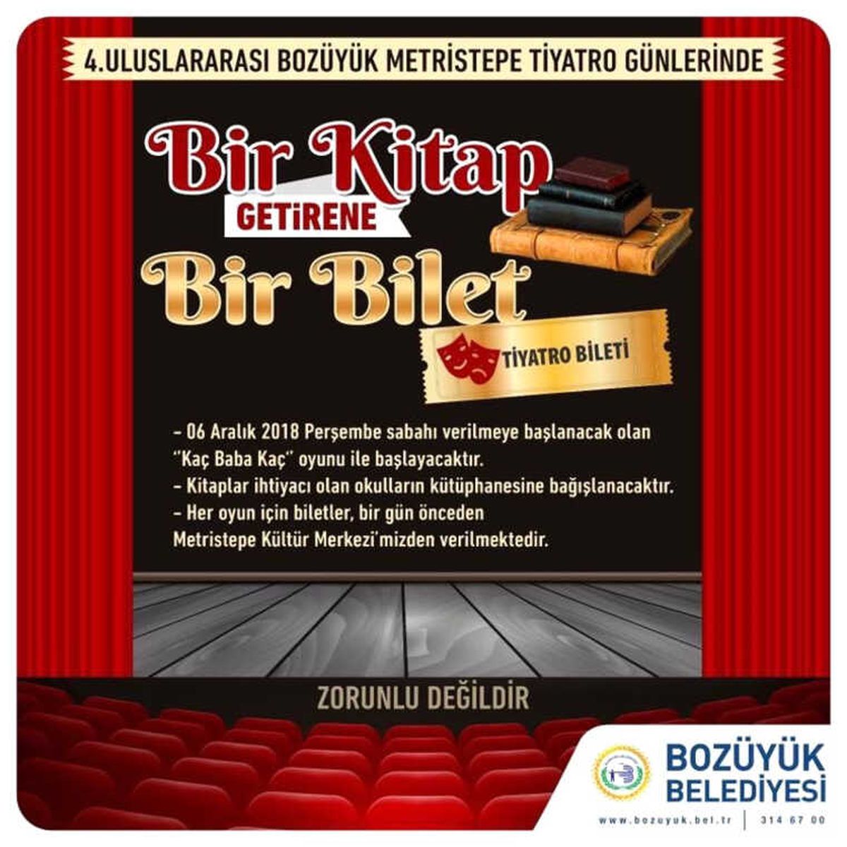Bir Kitap Getirene Bir Bilet" Kampanyası Başlatıldı