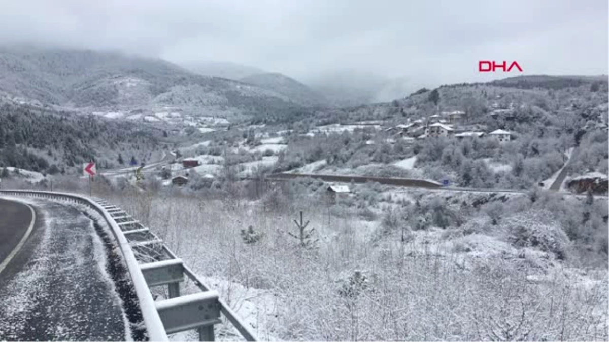 Karabük\'ün Yüksek Kesimleri Beyaza Büründü