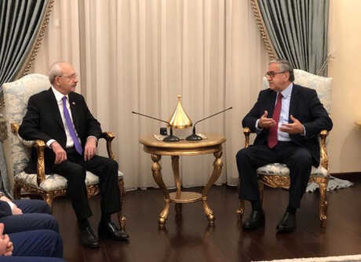 Kılıçdaroğlu, KKTC Cumhurbaşkanı Akıncı ile Görüştü