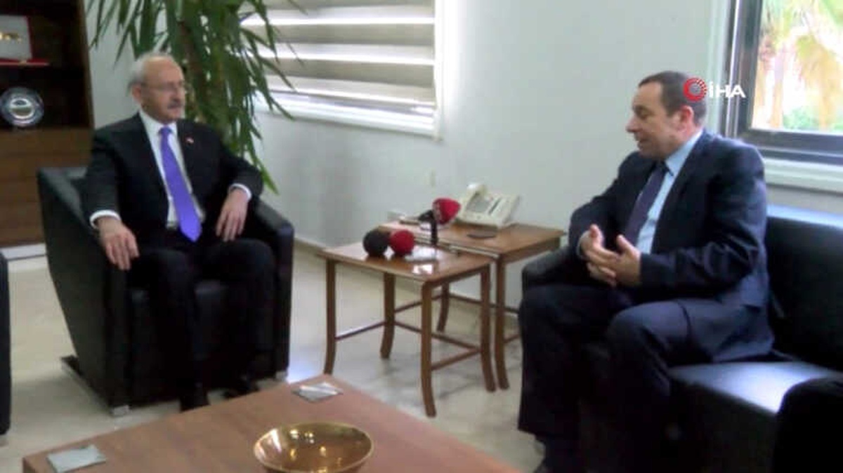 Kılıçdaroğlu, KKTC Maliye Bakanı Denktaş\'ı Ziyaret Etti