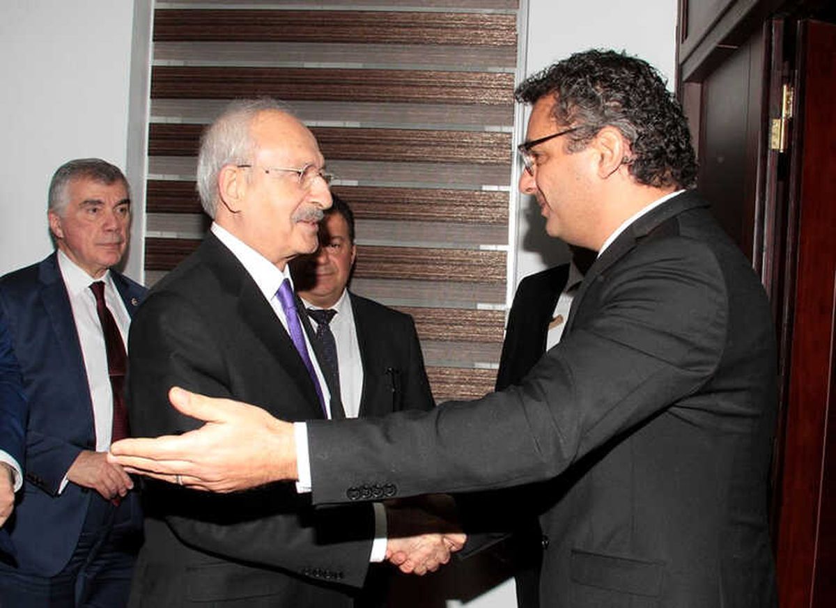 KKTC Başbakanı Erhürman, Kılıçdaroğlu\'nu Kabul Etti