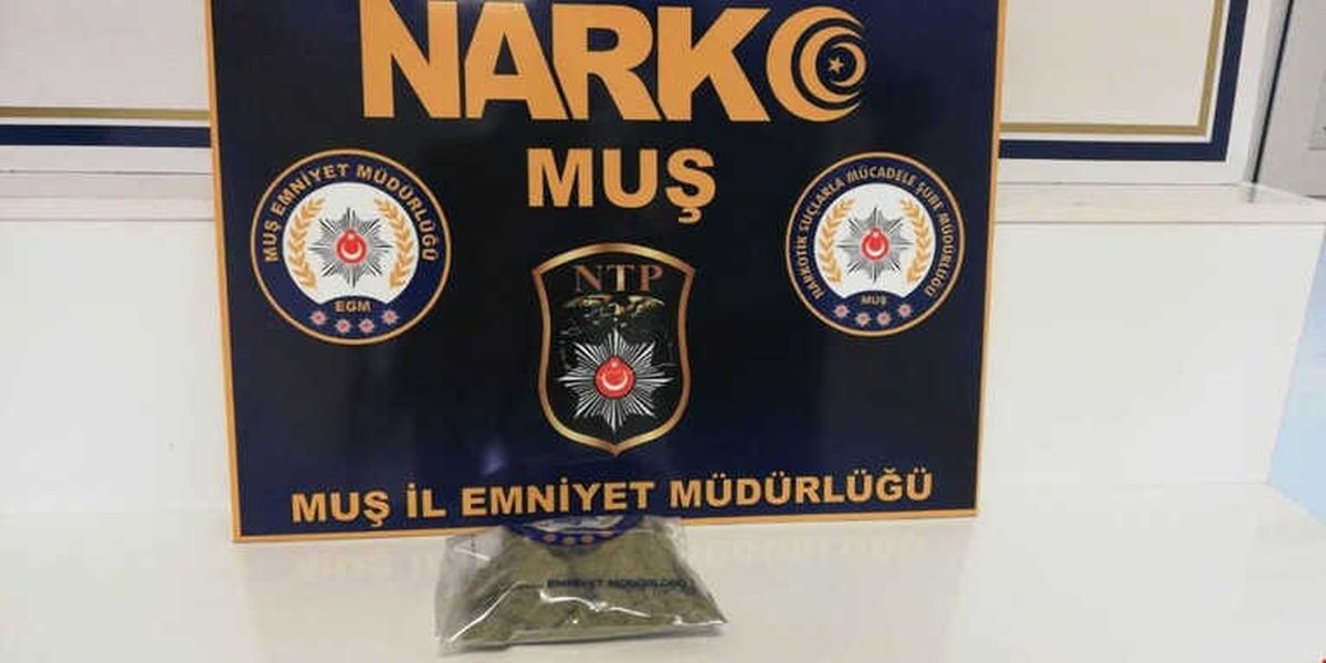 Muş\'ta Uyuşturucu Operasyonu