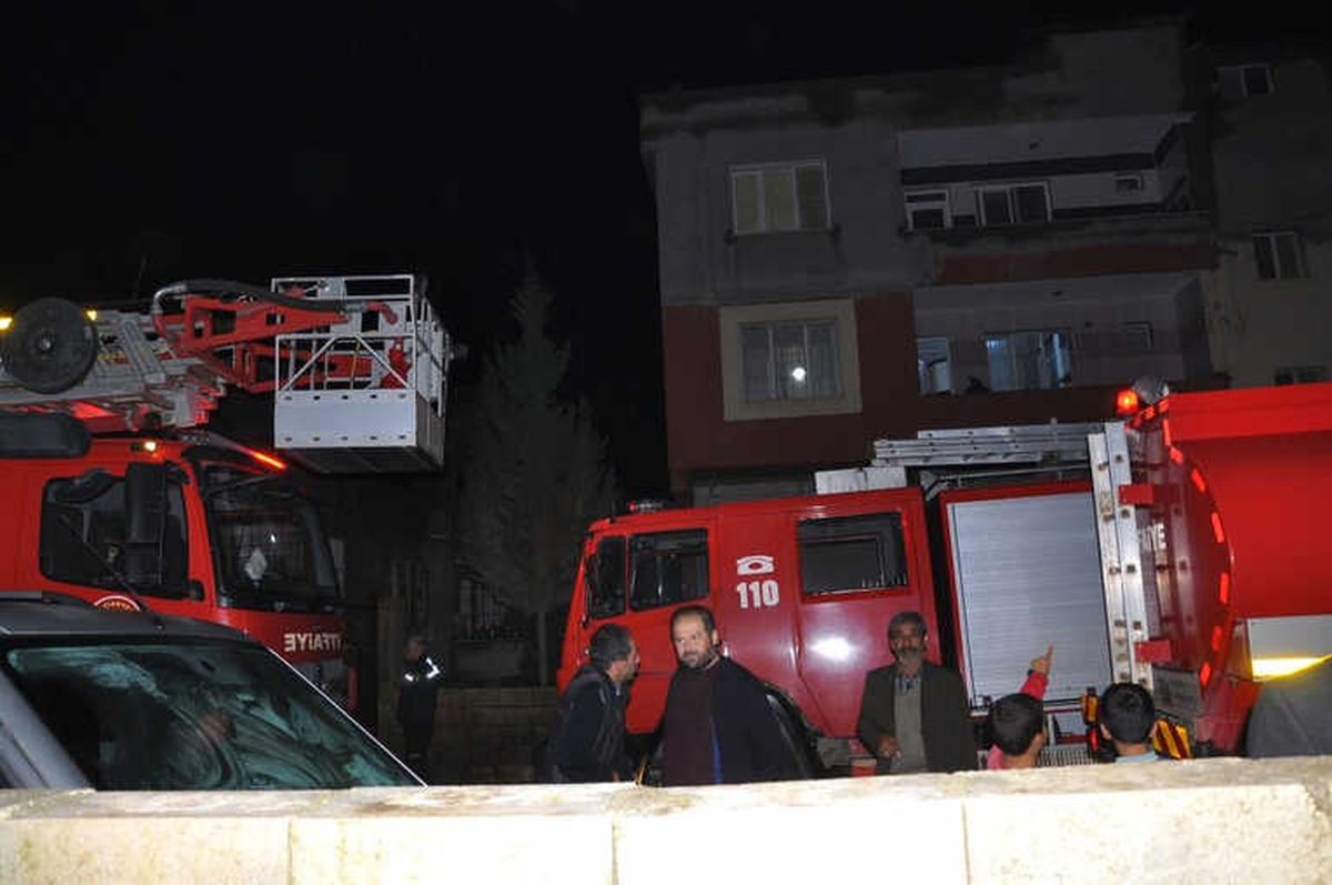 Odunlukta Çıkan Yangın Korkuttu