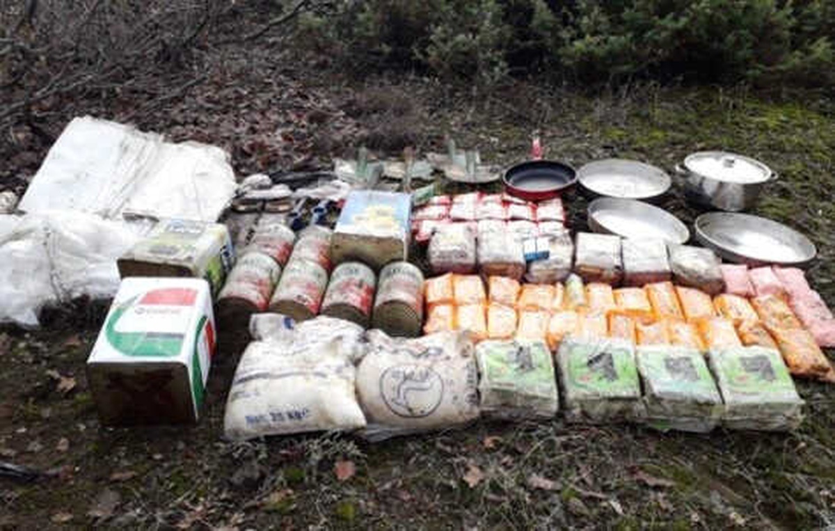 Teröristlerin Bidonlarla Gömülü Gıdaları Ele Geçirildi
