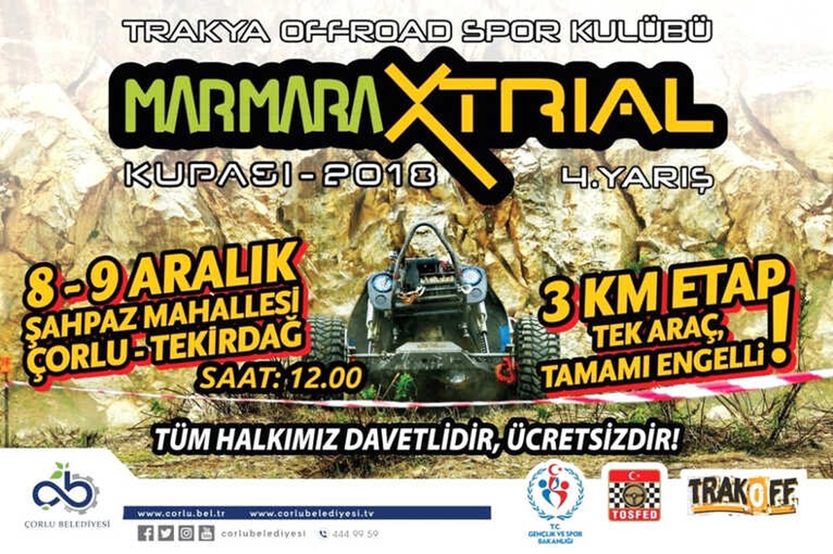 X-Trail Kupası Yarışları Çorlu\'da Yapılacak