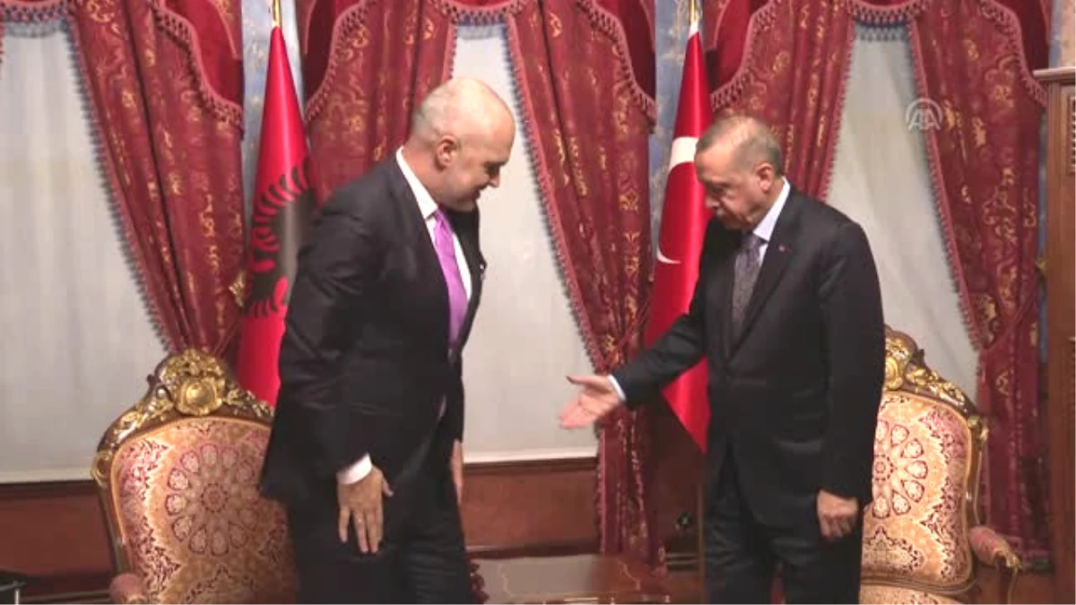 Cumhurbaşkanı Erdoğan, Arnavutluk Başbakanı Edi Rama\'yı Kabul Etti