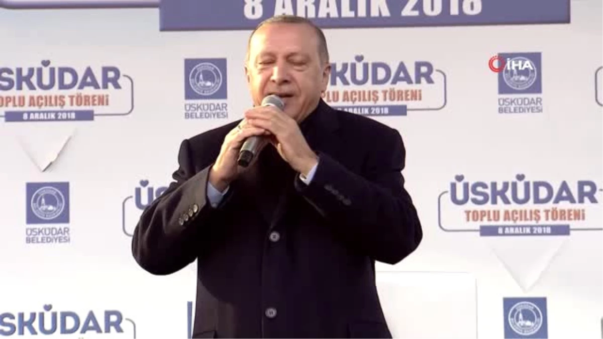 Cumhurbaşkanı Erdoğan: "Bu Milletin Bize Verdiği Görev Bir Lütuf Değil Bu Bizim Görevimiz Onu...