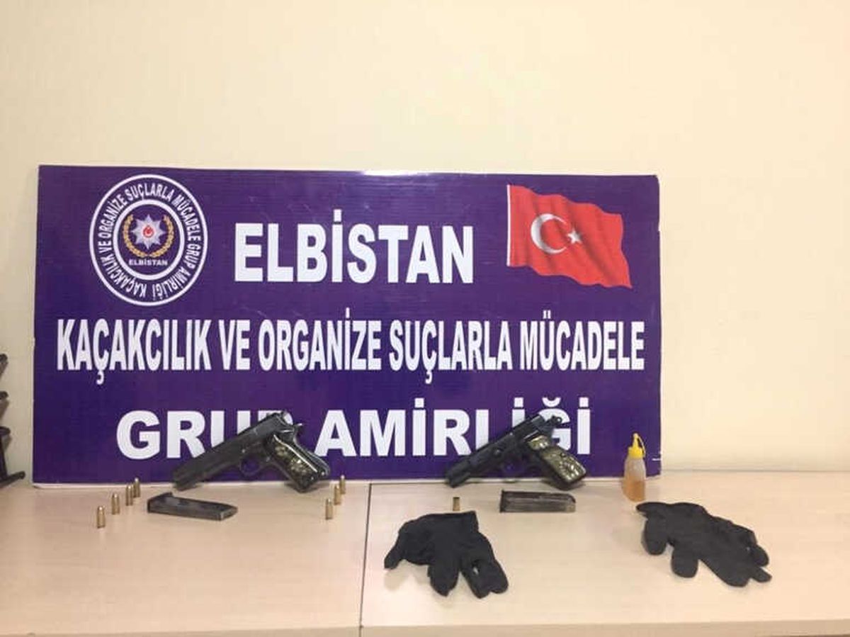 Elbistan\'da Silah Kaçakçılığı Operasyonunda 2 Kişi Tutuklandı
