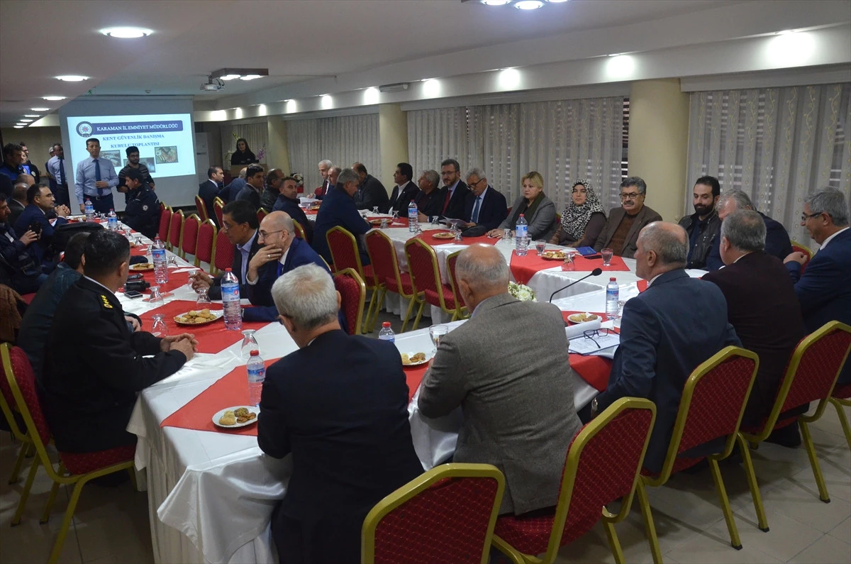 Karaman\'da "Kent Güvenlik Danışma Kurulu Toplantısı" Yapıldı