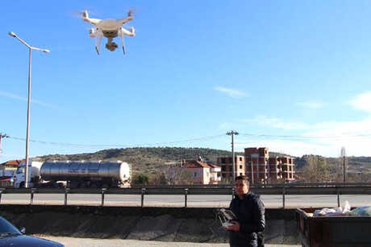 Manisa\'da Trafik Ekiplerinden Drone\'lu Denetim
