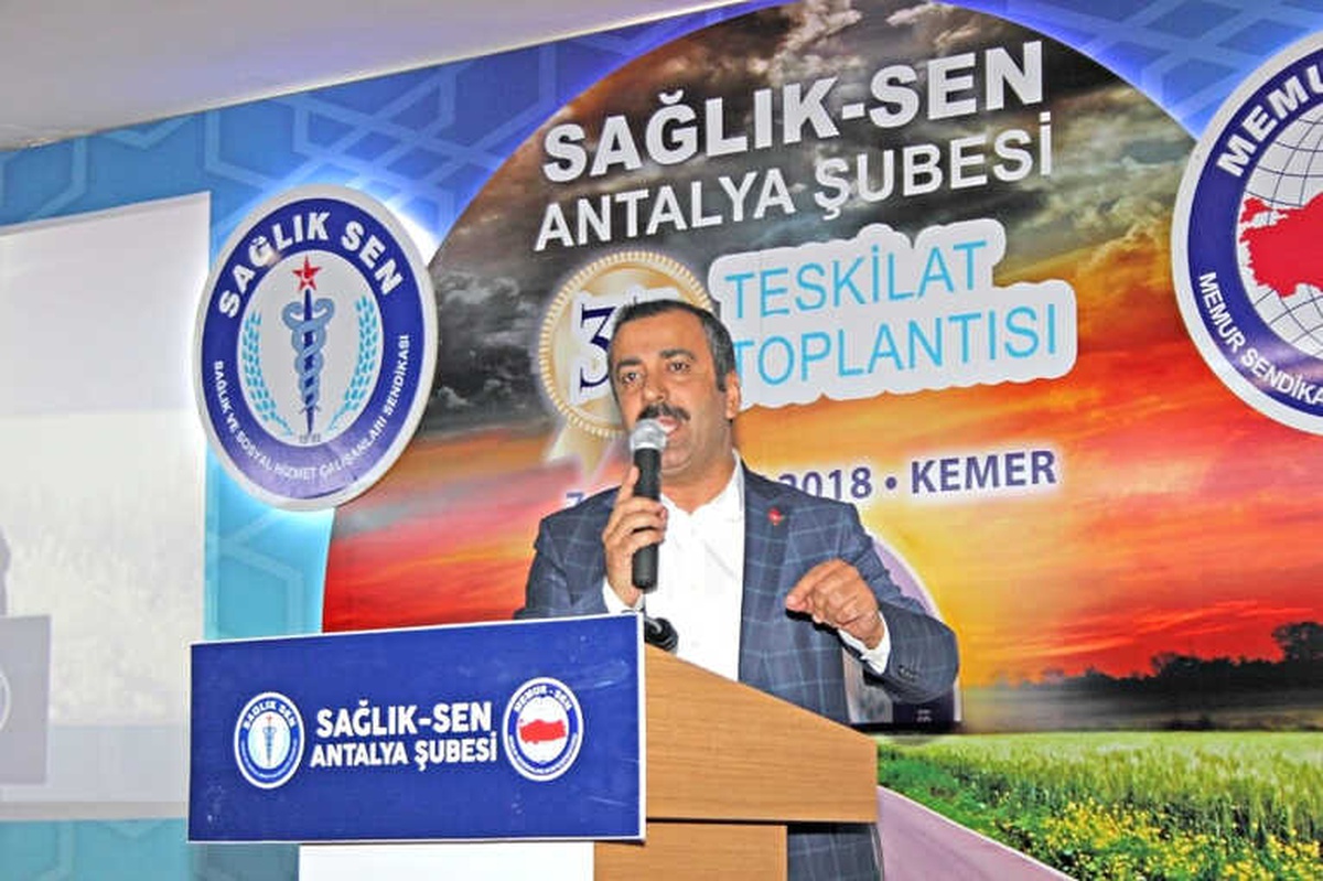 Sağlık-Sen 33. Teşkilat Toplantısı Antalya\'da Başladı