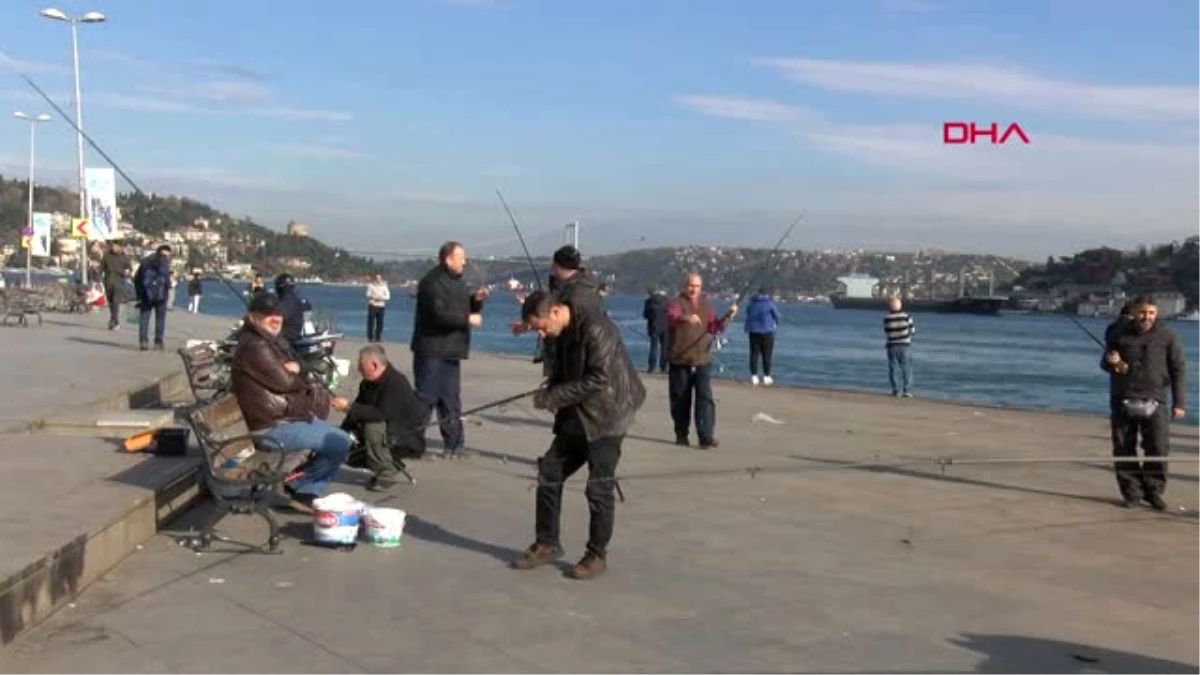 İstanbul- Güneşli Havayı Gören İstanbullular Sahillere Akın Etti