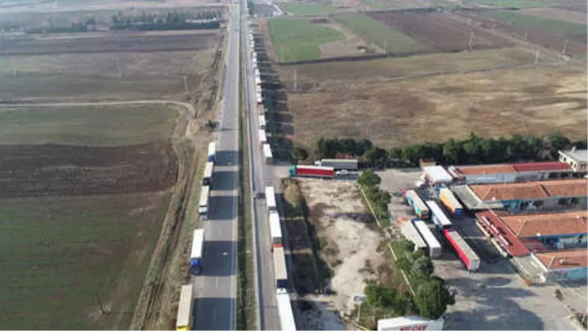 Kapıkule\'de Bu Kez 12 Kilometre