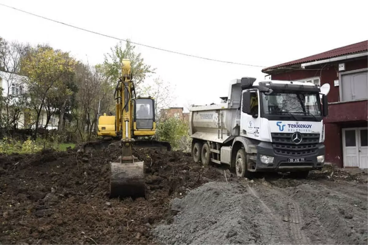 Tekkeköy\'de İki Mahalleye Doğalgaz Müjdesi